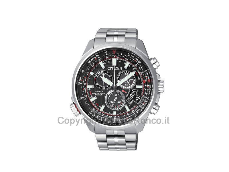 CITIZEN PILOT TITANIO/NERO 45 MM